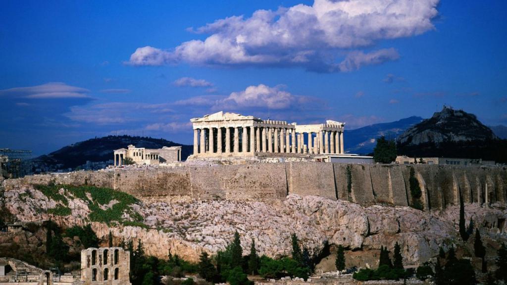 akropola atenske Grčije