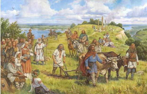 Gli antichi credenti dell'occupazione del reinsediamento degli Slavi