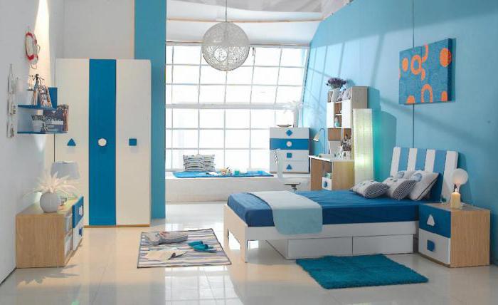комбинација боја у унутрашњости спаваће собе дневне собе