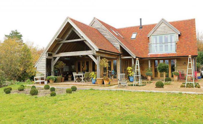 progetto di una casa di campagna con veranda
