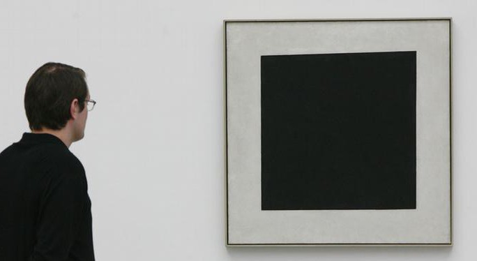 slika črni kvadrat z malevich fotografijo