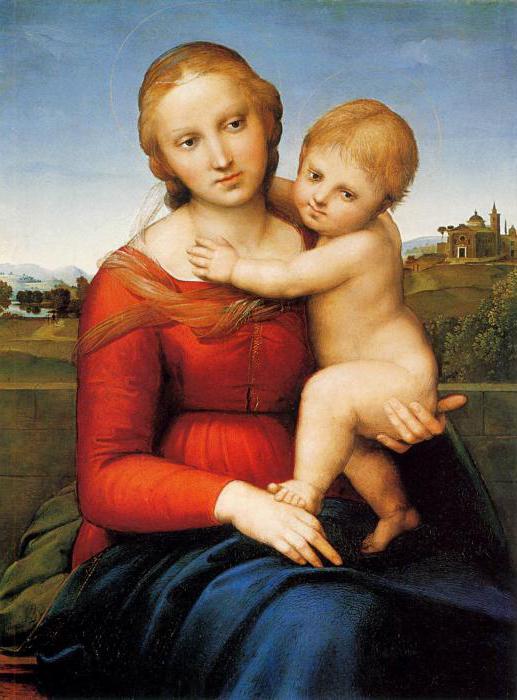 снимка на Мадона и дете Леонардо да Винчи