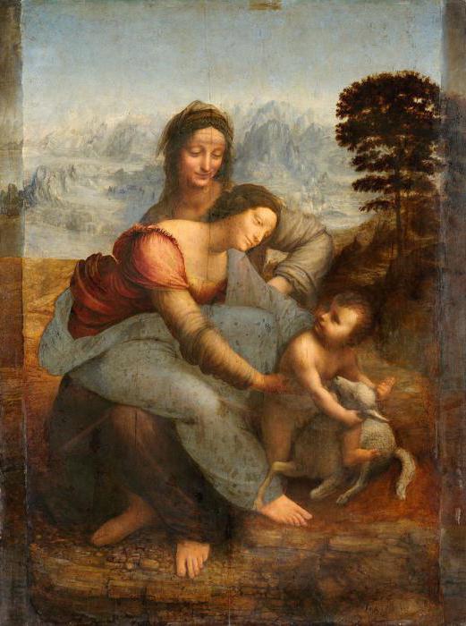 Madona i dijete Leonardo da Vinci Opis