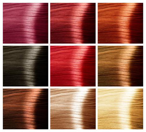 Matrixová paleta barev vlasů