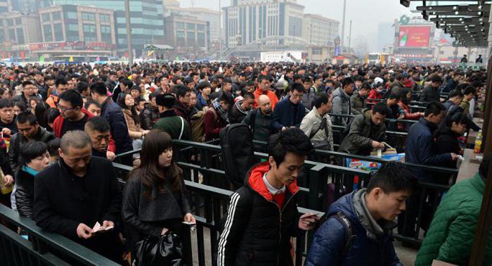 Densità di popolazione di Pechino