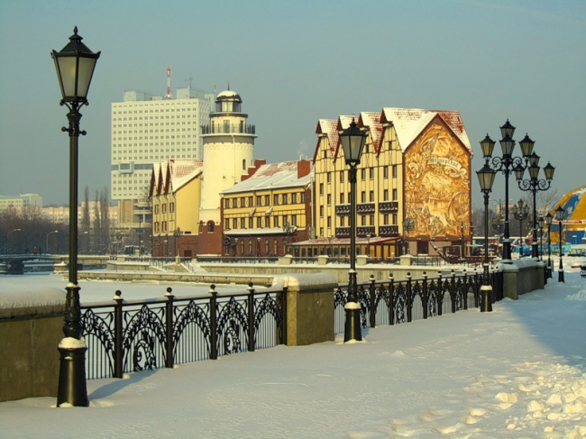 Kaliningrad v zimě