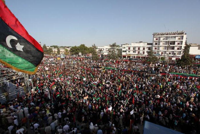 Libija s Gadafijem