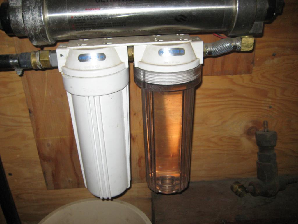 glavni pretočni vodni filter