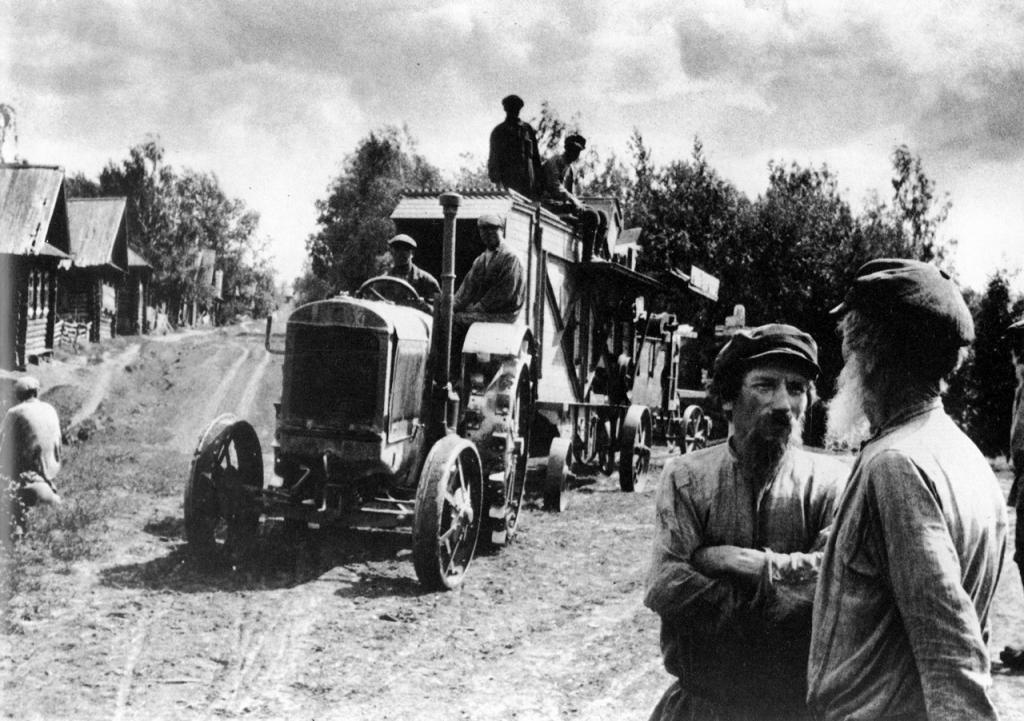 Pierwsze samochody we wsi