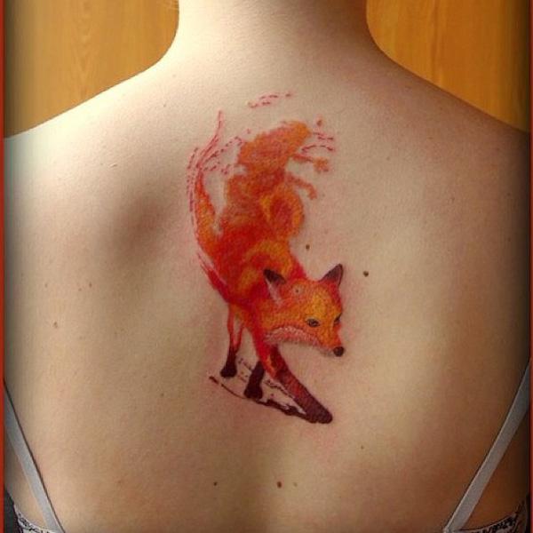Vrednost Fox tattoo na območju