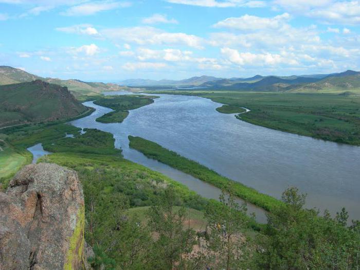 Řeka Selenga v Buryatsku