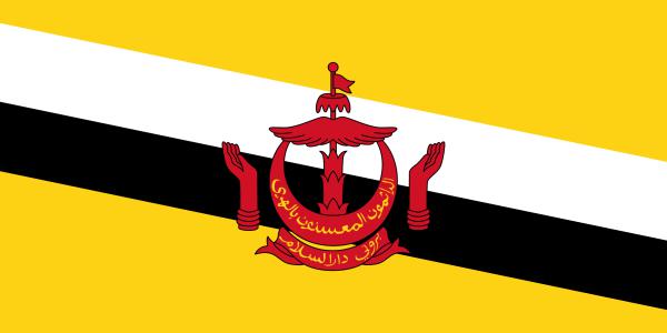 флаг на Бруней