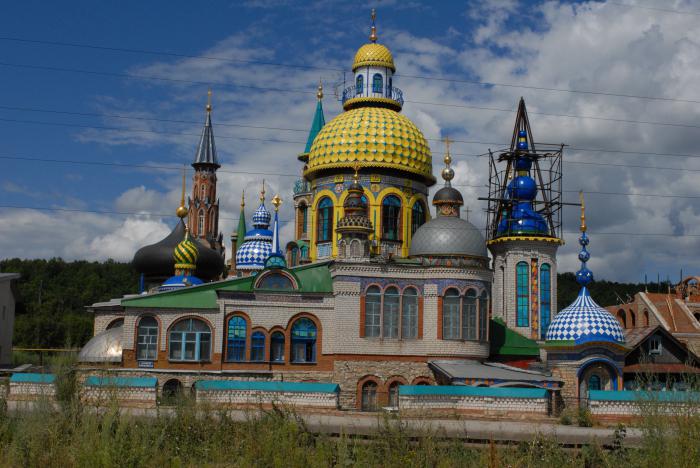 Kazaňský chrám všech náboženství pracuje s časem
