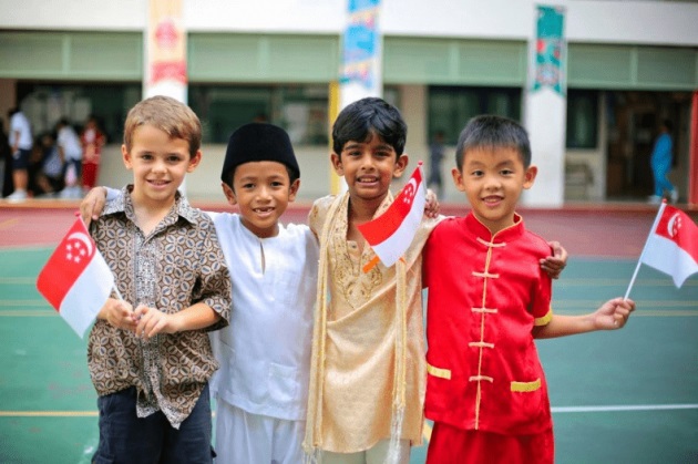 Otroci v Singapurju