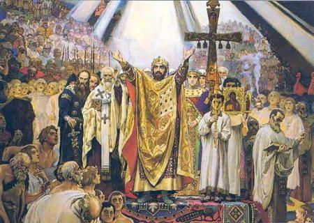 význam přijetí křesťanství v Rusku