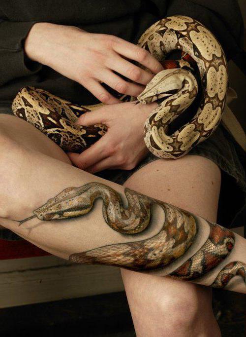Тетоважа на змији