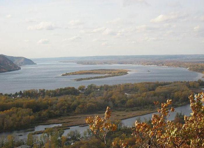 la natura del fiume Volga