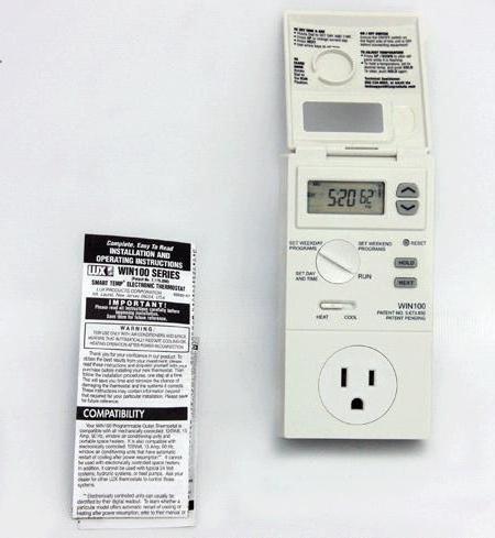 termostat pro ohřívače stěn