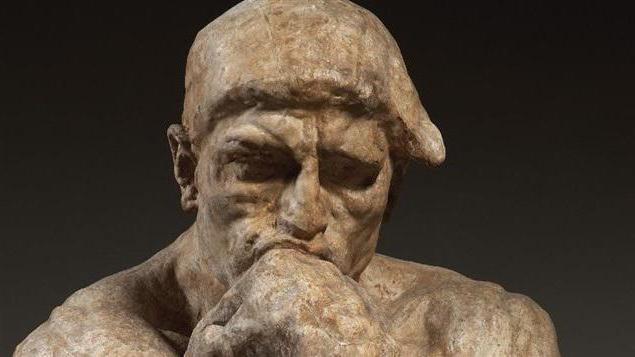 pensatore di scultura Rodin