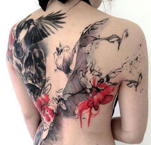 polka ženy thrash tetování