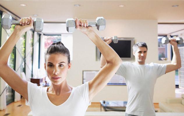 allenamento muscolare a casa