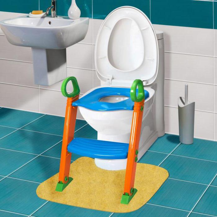тоалетна седалка за деца с стъпало