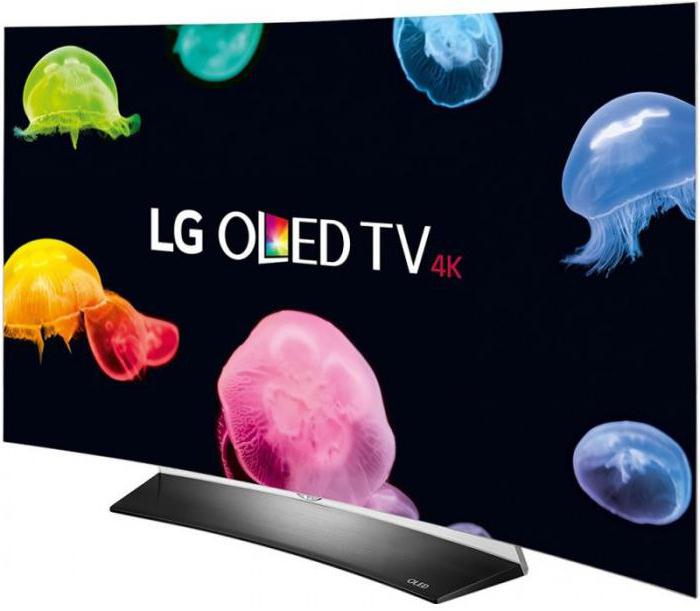 LG TV con schermo curvo
