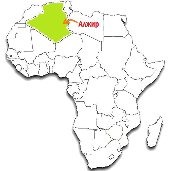 alžírské minerály