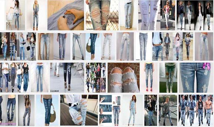 jak dělat roztrhané džíny