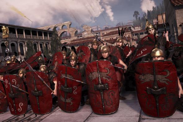 celková válka Řím 2 pasáž