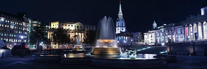 trafalgarské náměstí v londýně