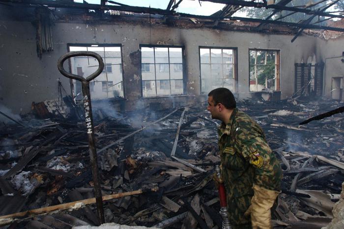 Beslan, zabavení školy, mrtví