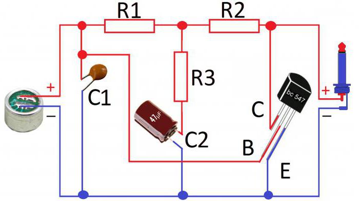 amplificatore a transistor al germanio