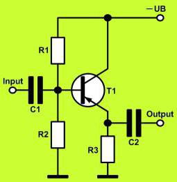 Accendere il transistor nell'emettitore del ripetitore con OK