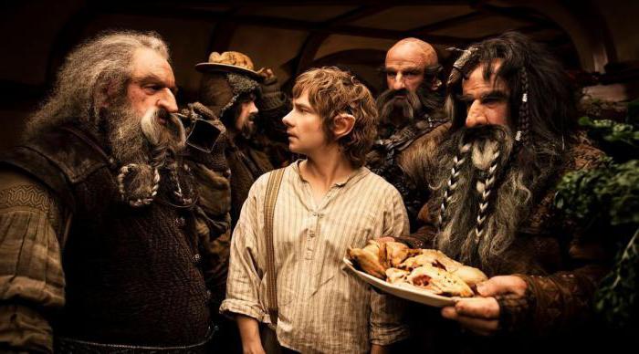attori e ruoli hobbit
