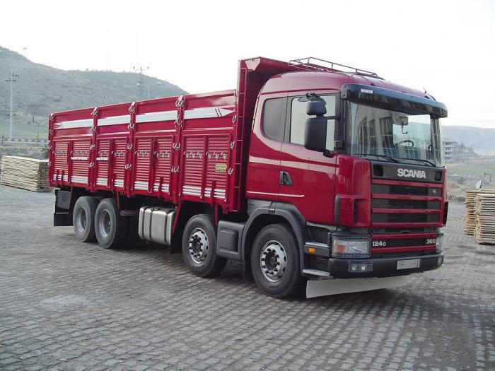 trattore "Scania" in Russia