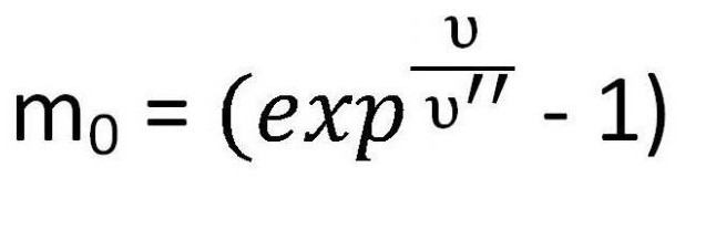 Formula Tsiolkovsky enačbe