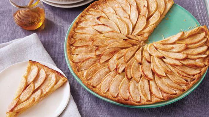 Tsvetaevsky jablkový koláč recept s fotografiemi