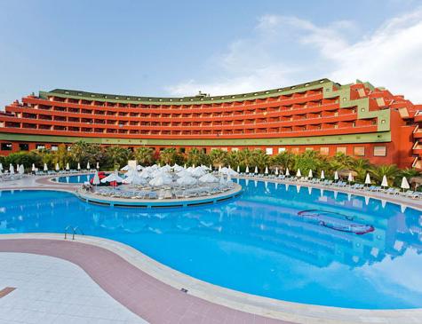 umístění hotelu delfín v Turecku