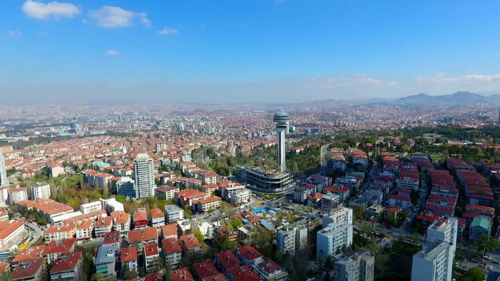 Местоположение на турската столица
