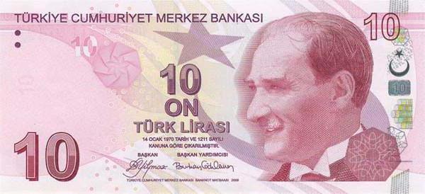 фотографија турског новца