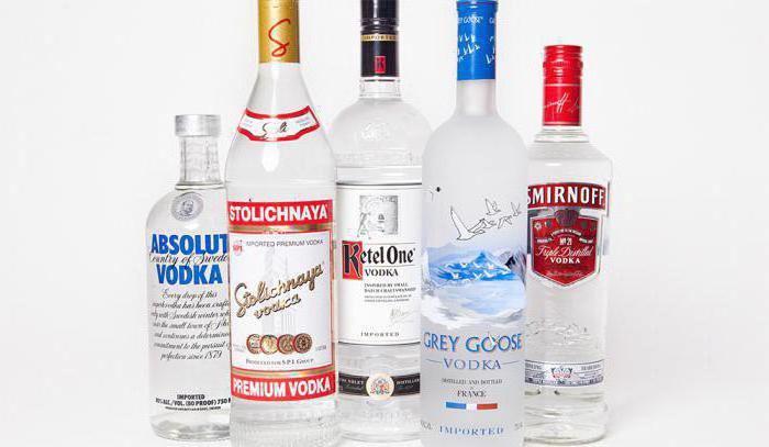 vrste alkohola za votku