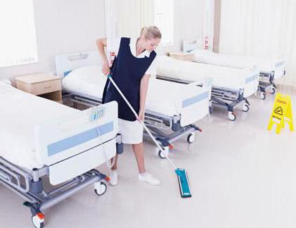 Vrste čiščenja v zdravstvenih ustanovah