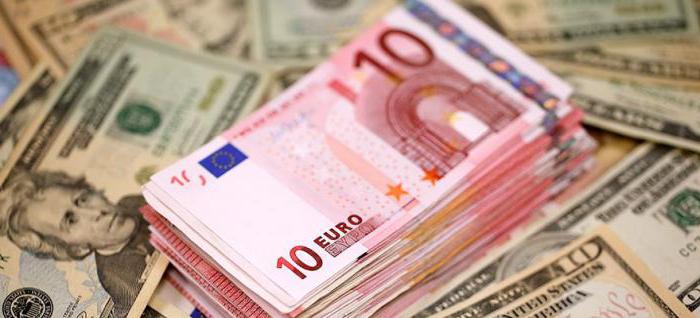 Вид валута в евро