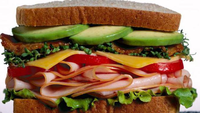 5 druhů sendviček