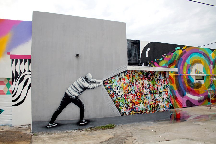 graffiti sul muro