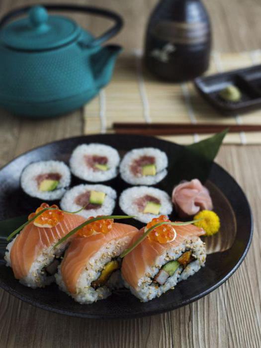 sushi con caviale