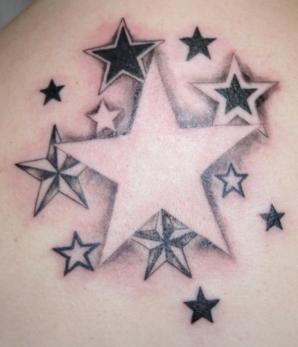 Татуировки със звезди