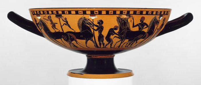crvena figura i crno-likovna vaza-slika antičke Grčke
