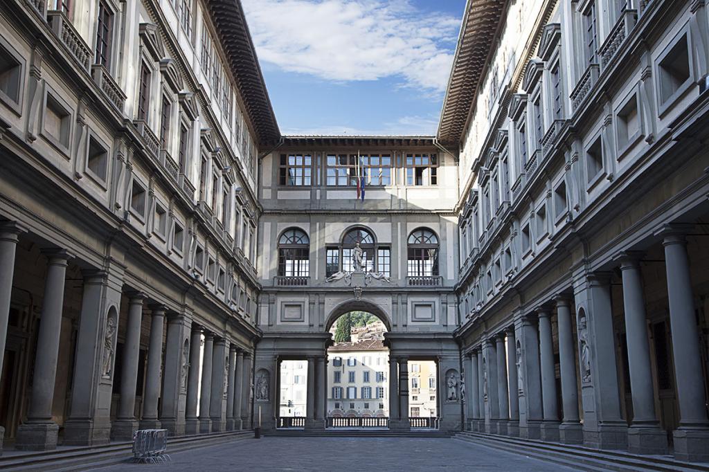 Architektura galerii Uffizi